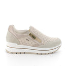 Slip on anisia in pelle da donna c/cerniera