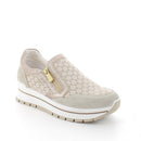 Slip on anisia in pelle da donna c/cerniera