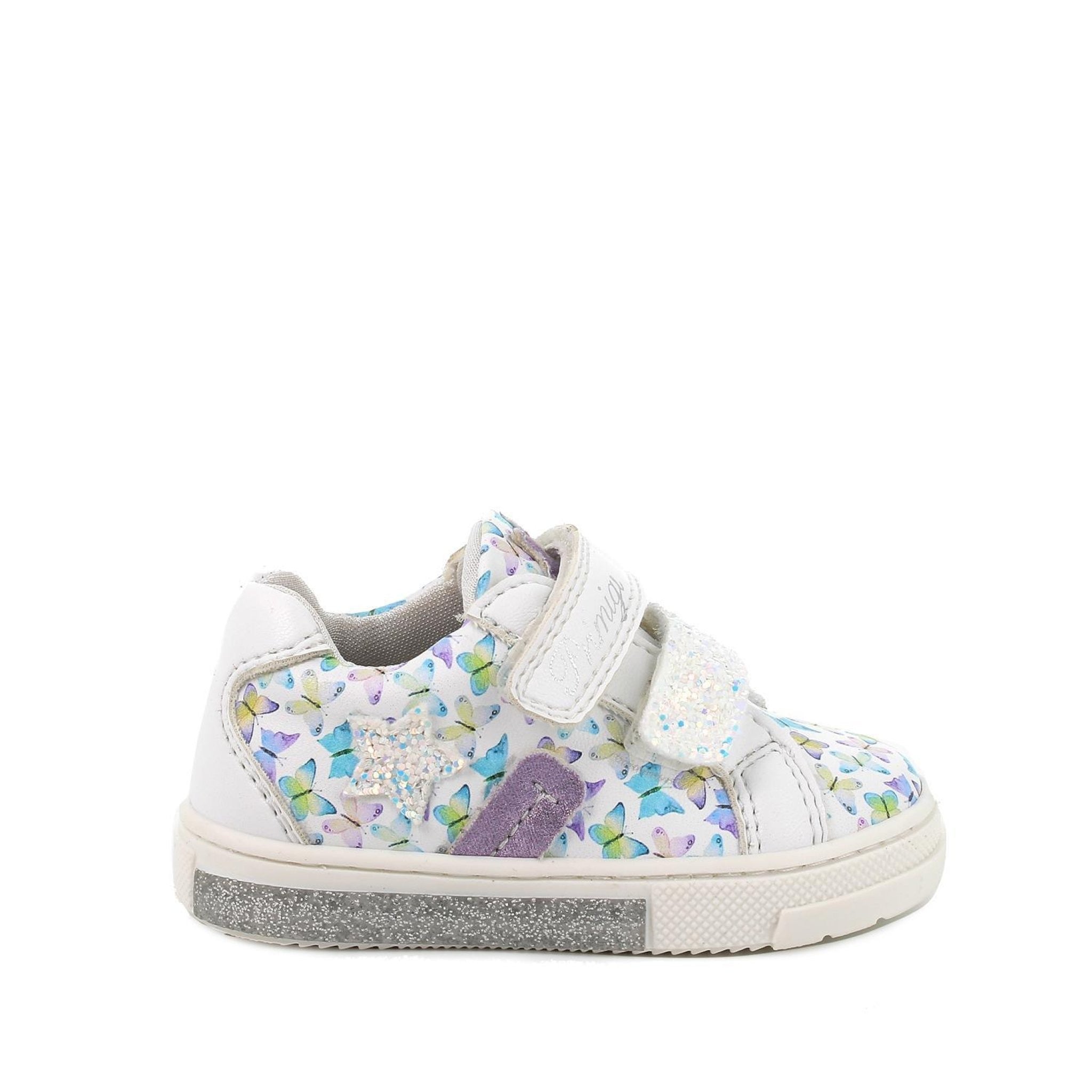 Scarpa per bambina bianco-lilla