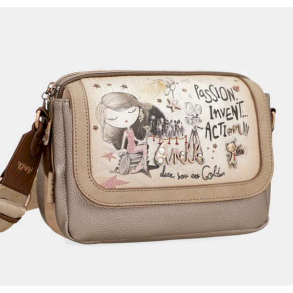 Anekke borsa a tracolla hollywood con patta
