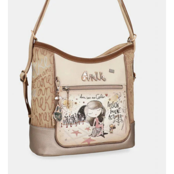 Anekke   borsa hollywood trasformabile in zaino