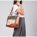 Anekke  borsa a tracolla grande con fiori