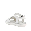 Sandalo in pelle per bambina bianco
