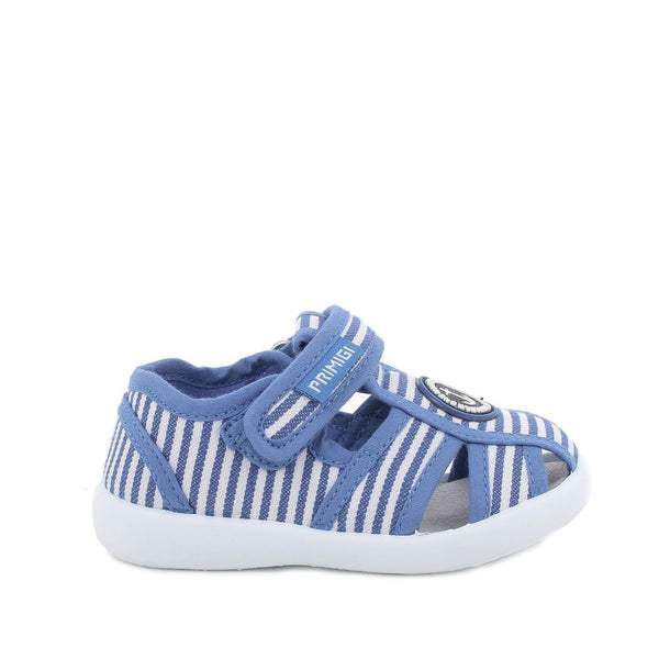 Sandalo per bambino bianco-celeste