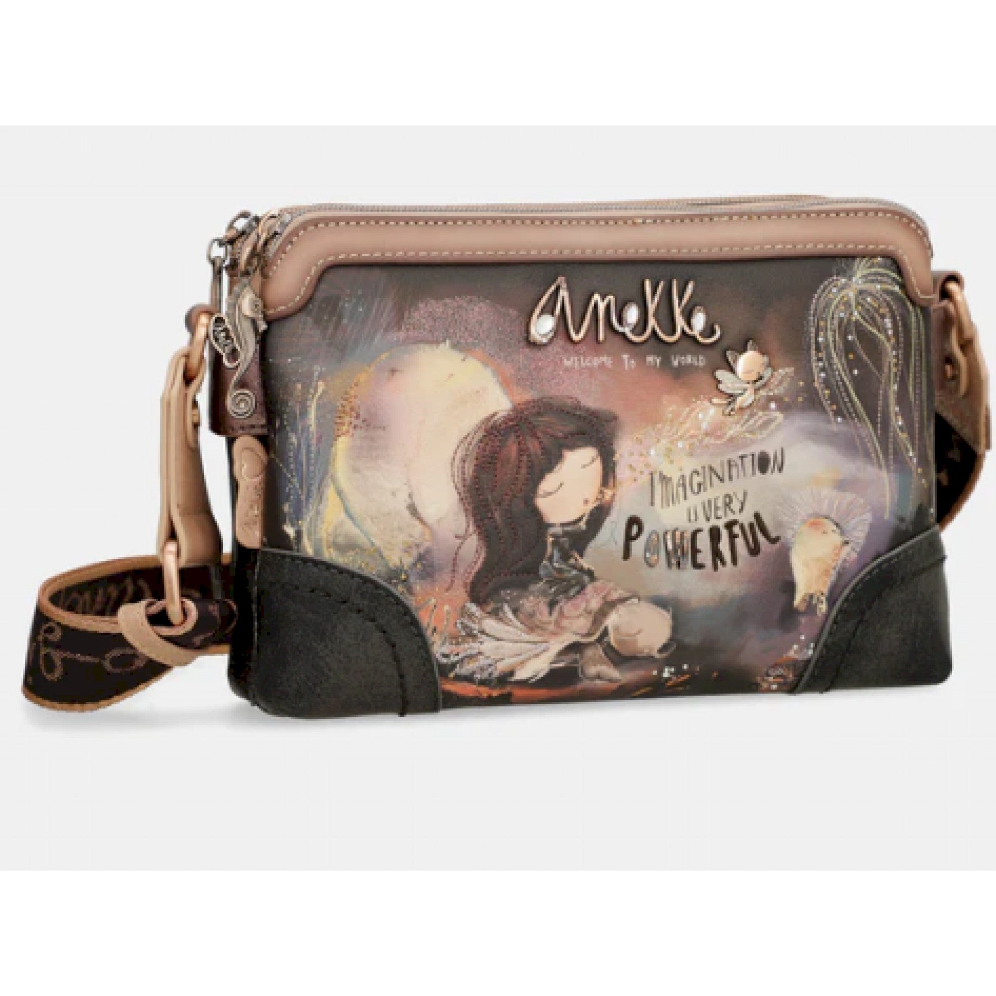 Anekke borsa a tracolla dreamverse a 2 scomparti