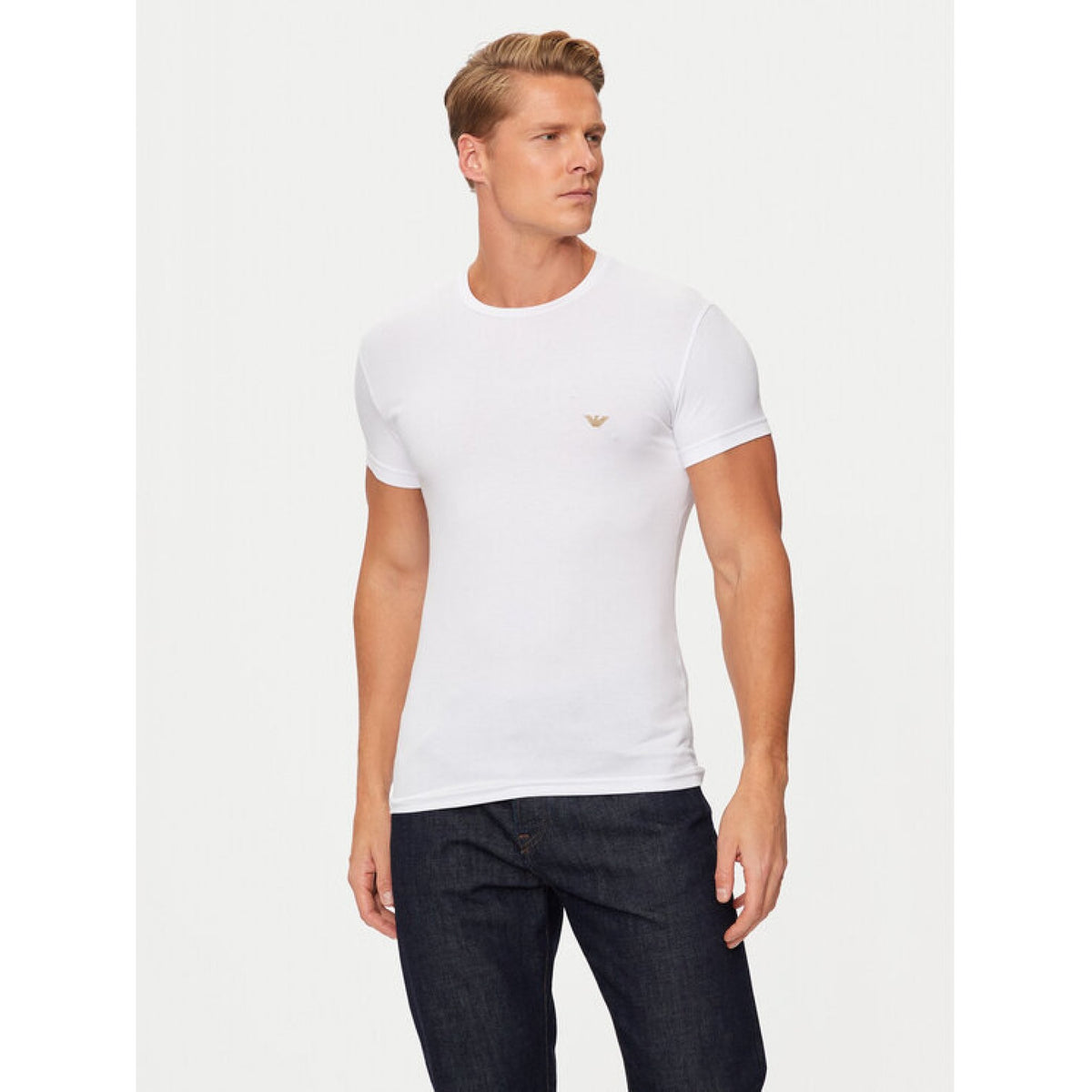 Emporio armani maglia logo piccolo