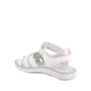 Sandalo in pelle per bambina bianco