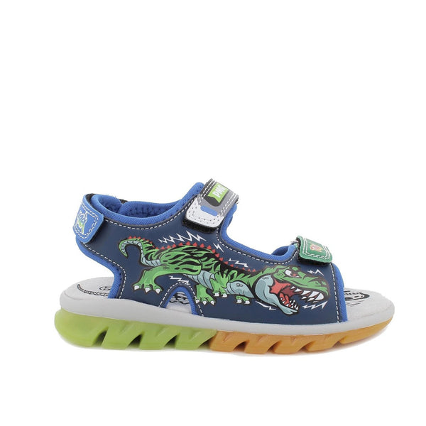 Sandalo per bambino navy-con luci