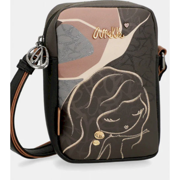 Anekke mini borsa a tracolla heartbeat