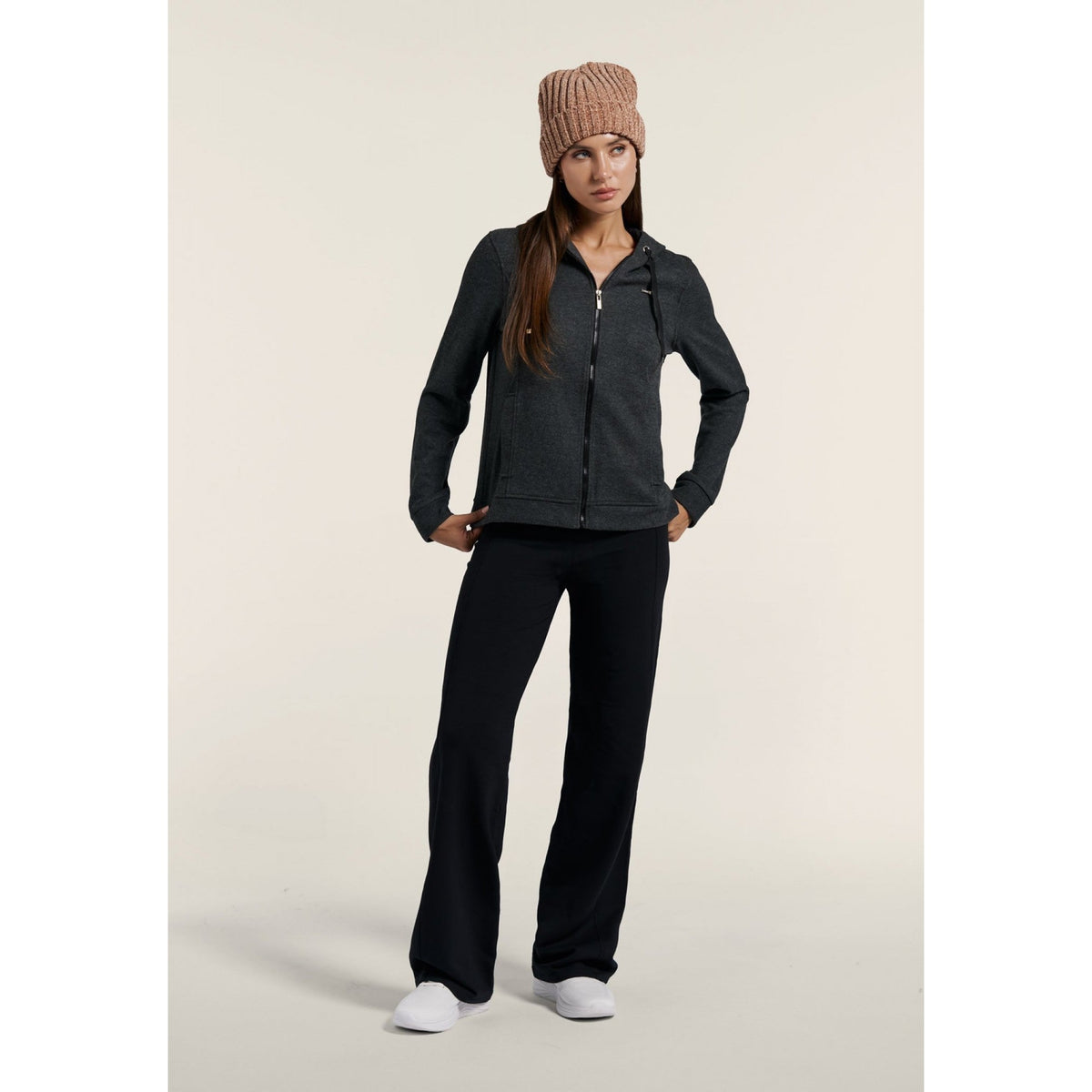 Felpa con cappuccio freddy effetto tricot