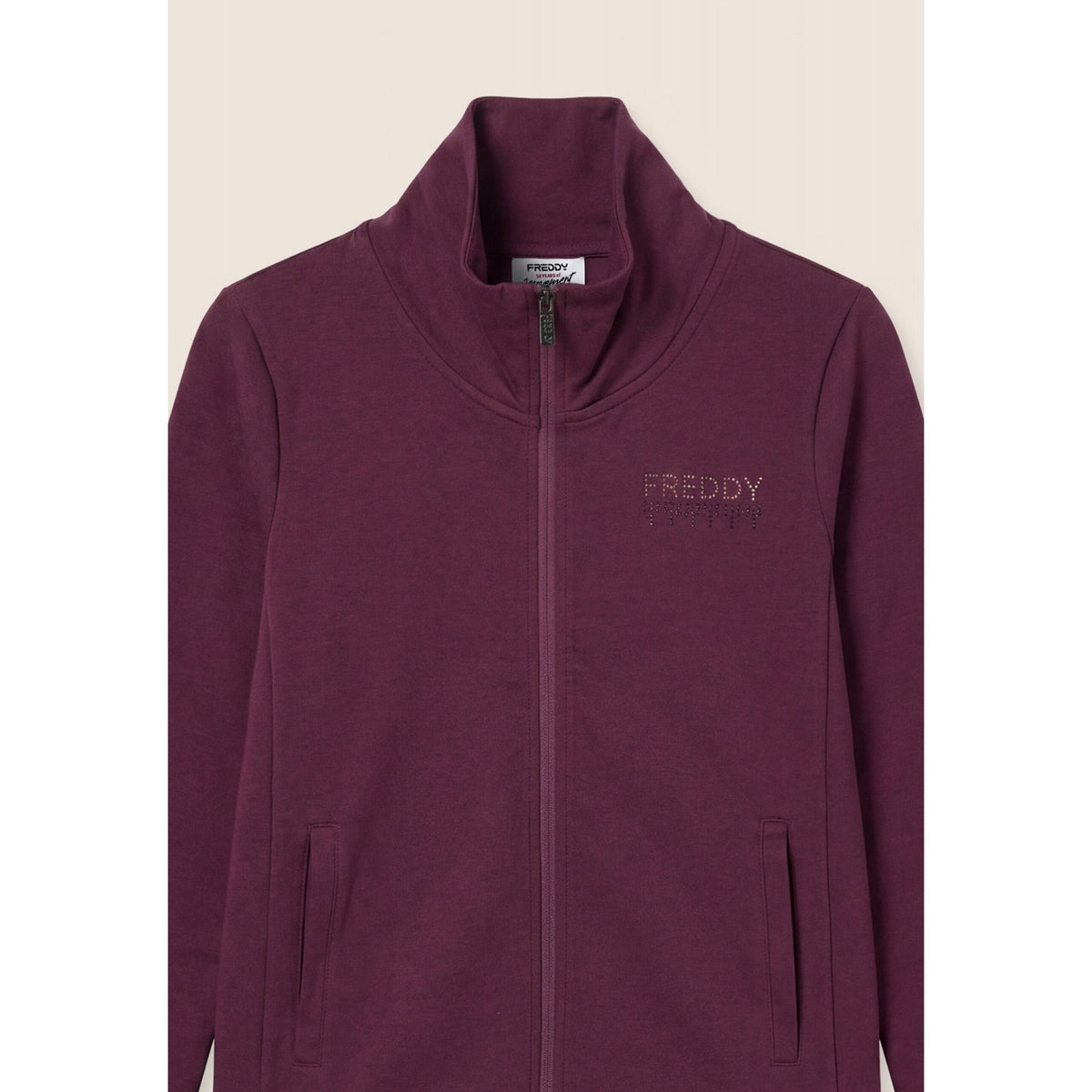 Tuta sportiva freddy con dettagli in strass