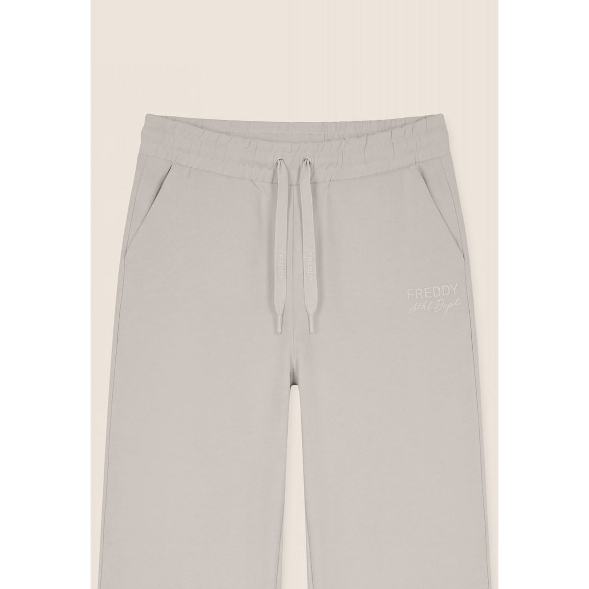 Pantaloni sportivi wide leg freddy in felpa