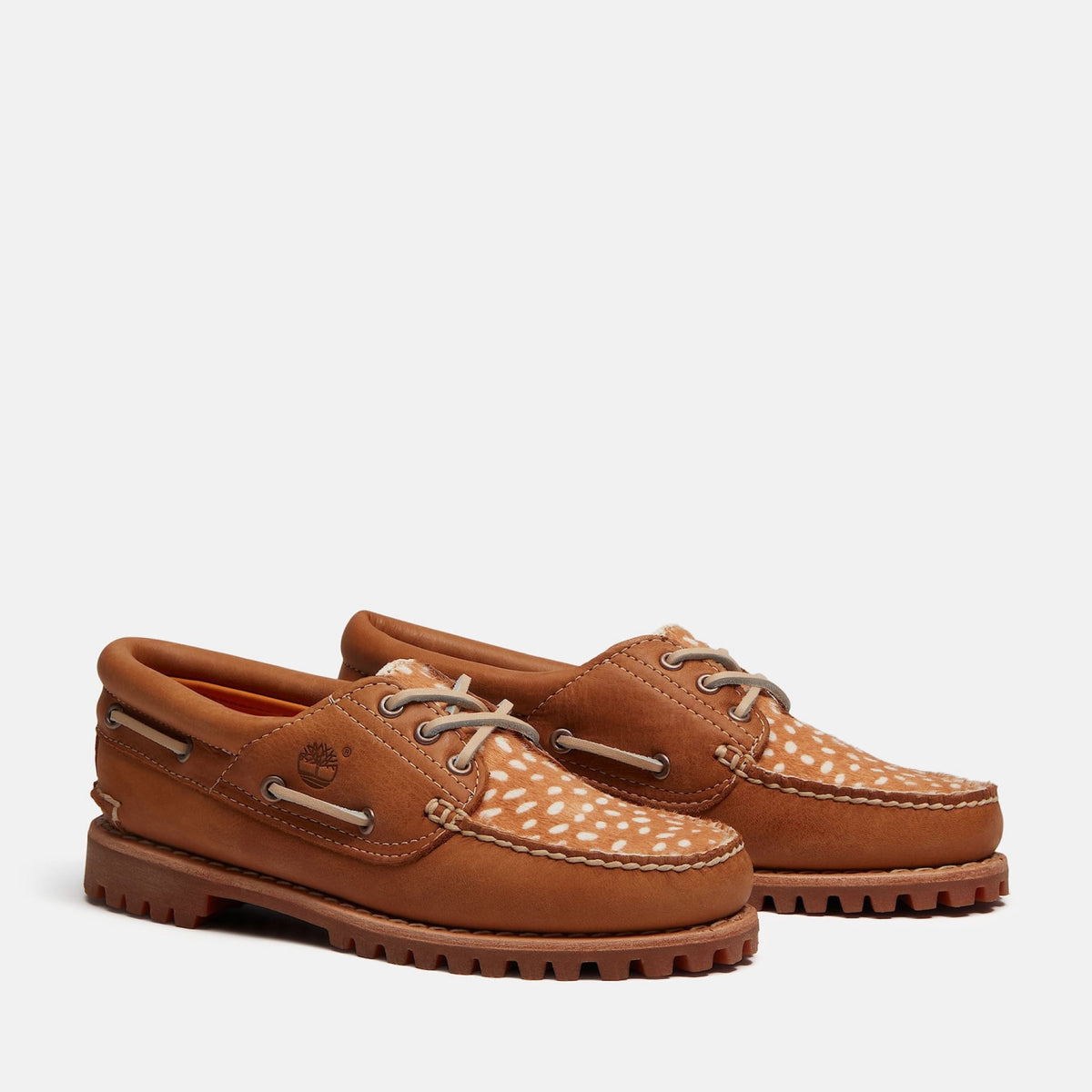 Authentic 3 eye boat shoe timberland pelle