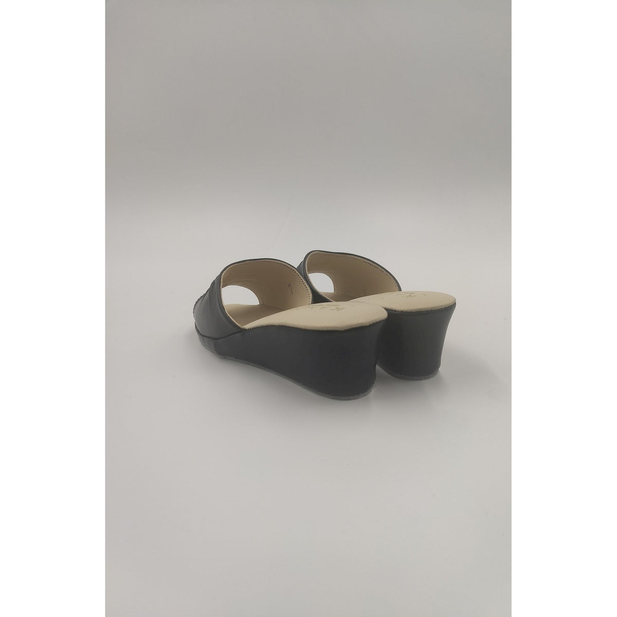 Ciabatta zeppa fascia arricciata