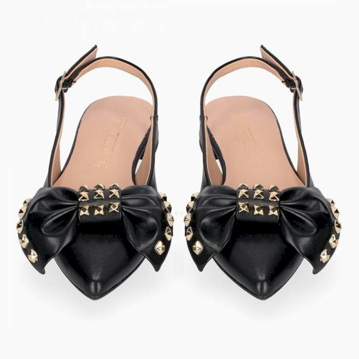 Slingback con borchie