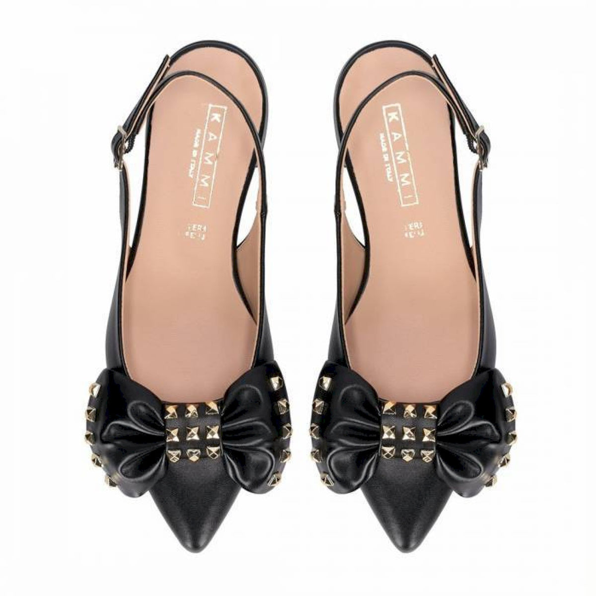 Slingback con borchie