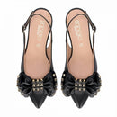 Slingback con borchie