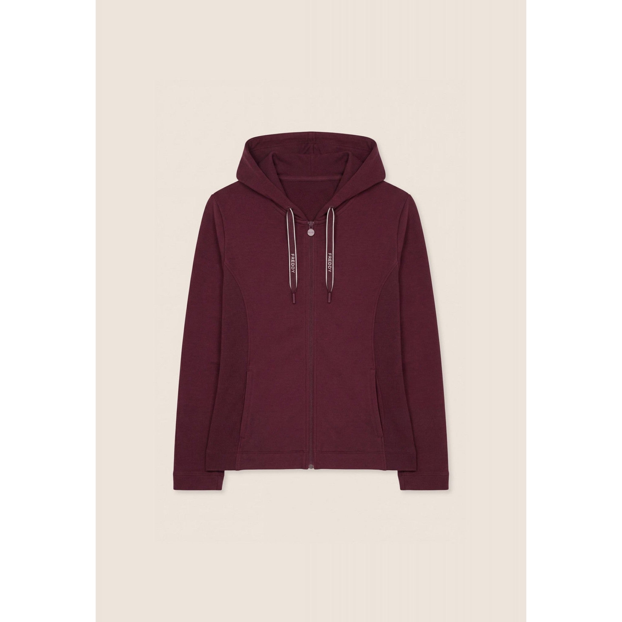 Felpa full zip freddy con cappuccio