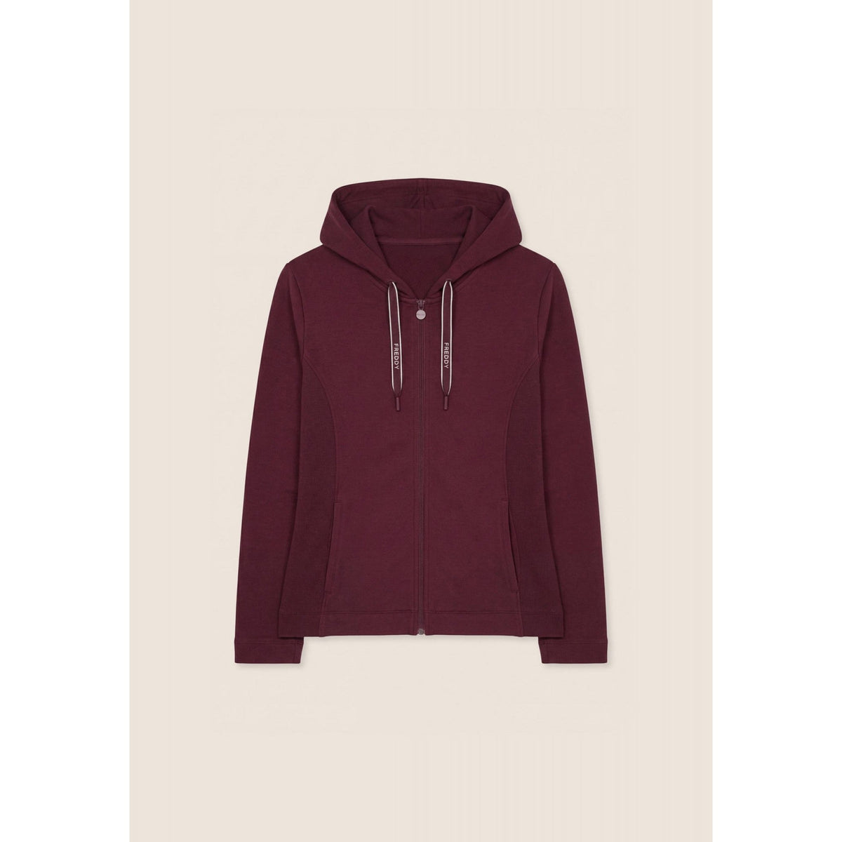 Felpa full zip freddy con cappuccio