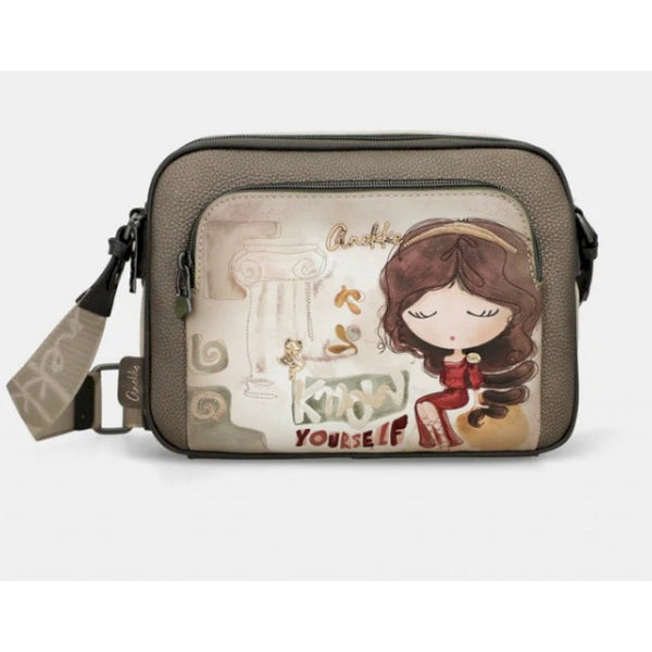 Anekke borsa a tracolla con tasca frontale muse