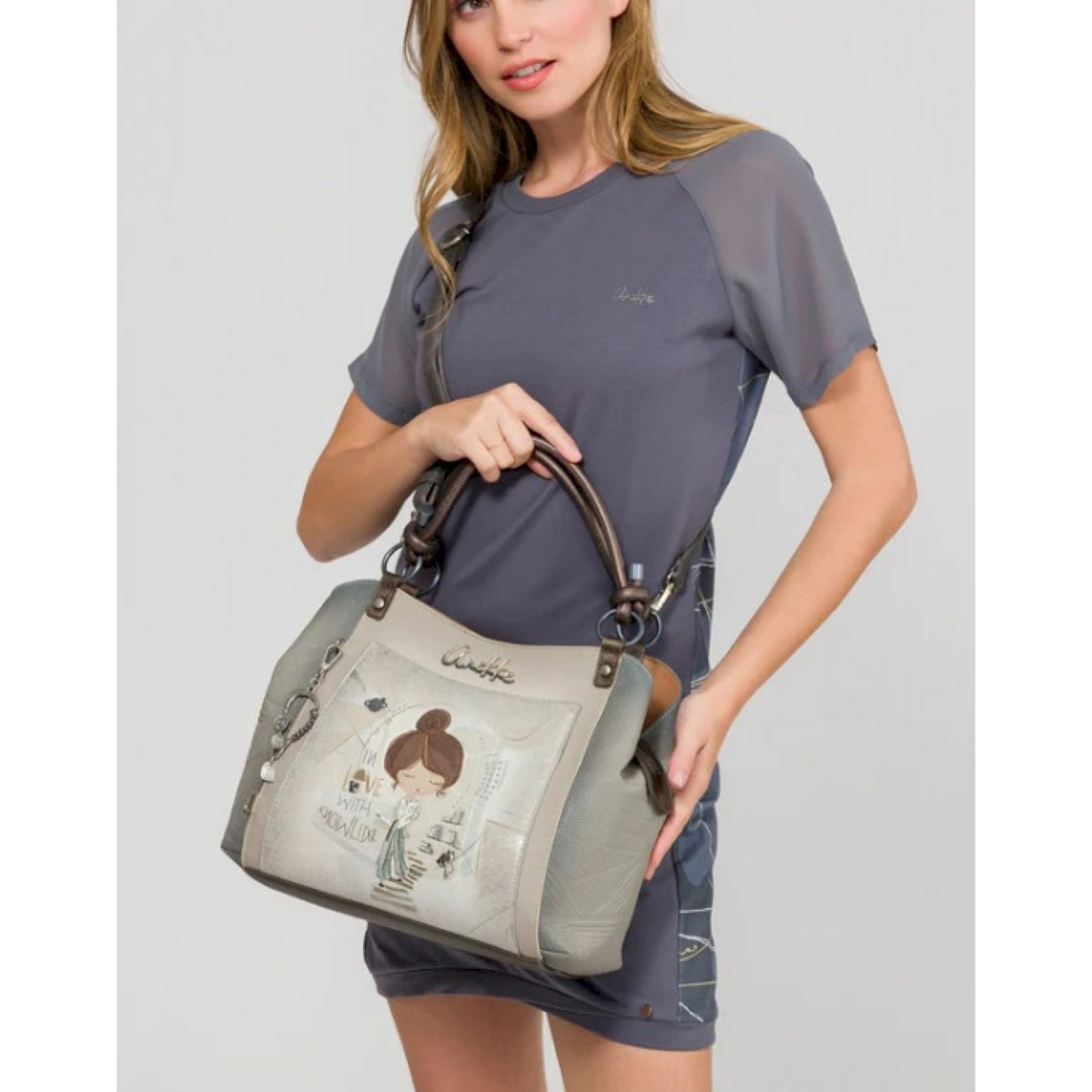 Anekke borsa con manico corto sophia
