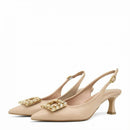 Sling back  t.55 con accessorio
