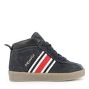 Sneaker primi passi in scamosciato navy