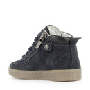 Sneaker primi passi in scamosciato navy