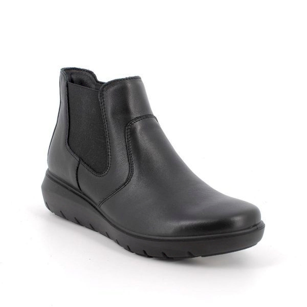 Stivaletti neri in pelle da donna