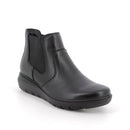 Stivaletti neri in pelle da donna