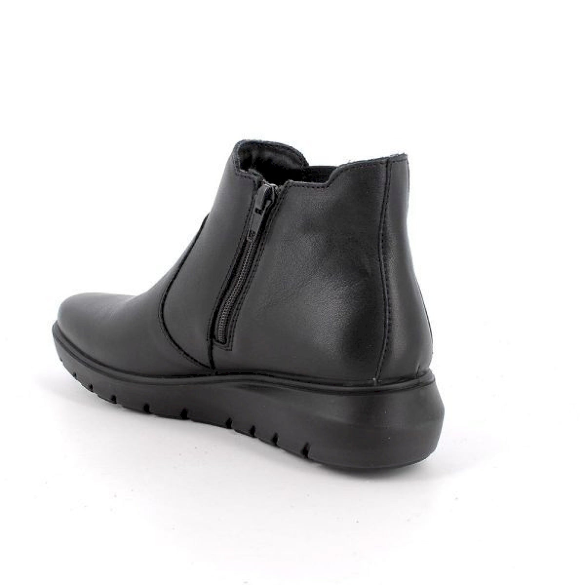 Stivaletti neri in pelle da donna