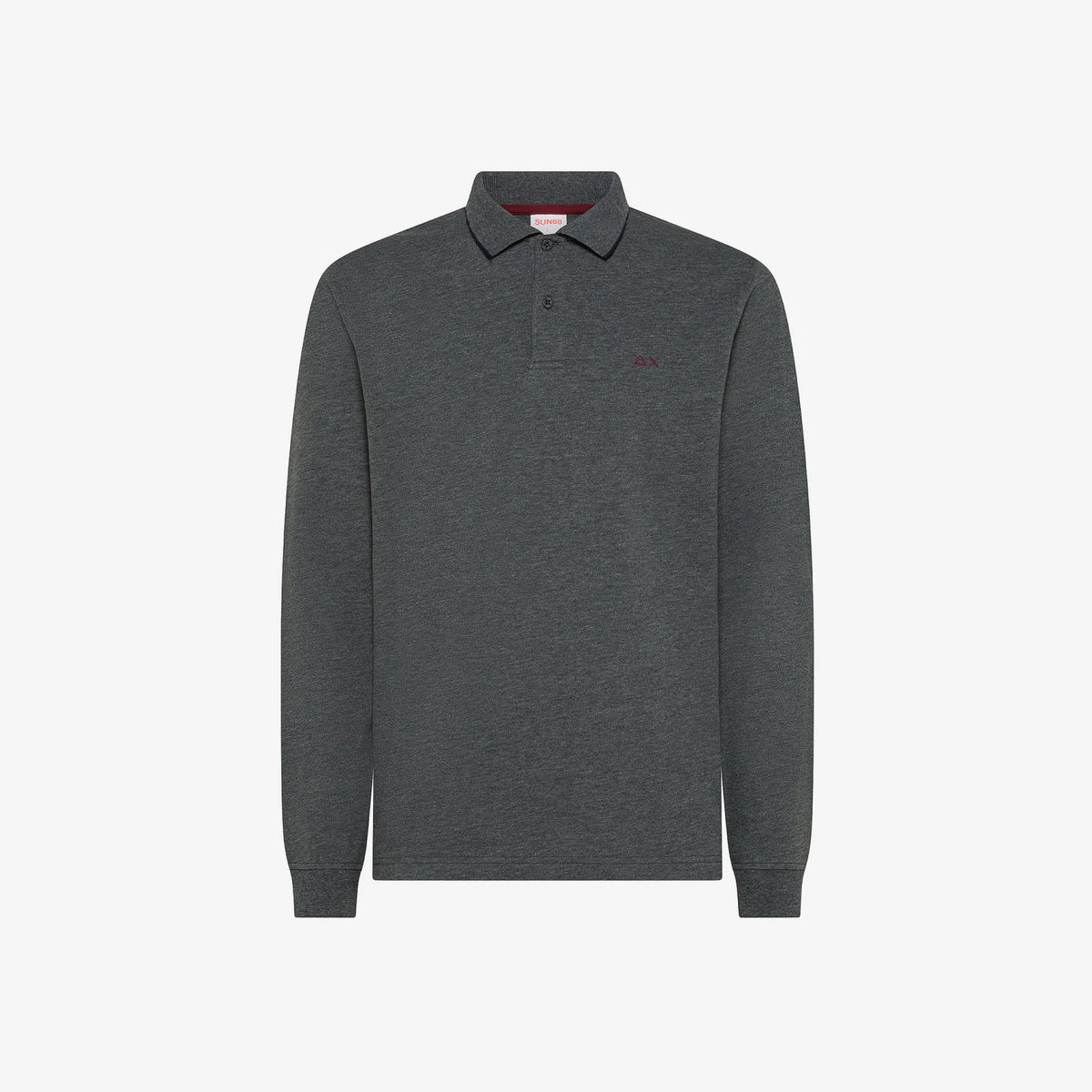 Sun 68 - sun 68 polo in piquet di cotone stretch manica lunga
