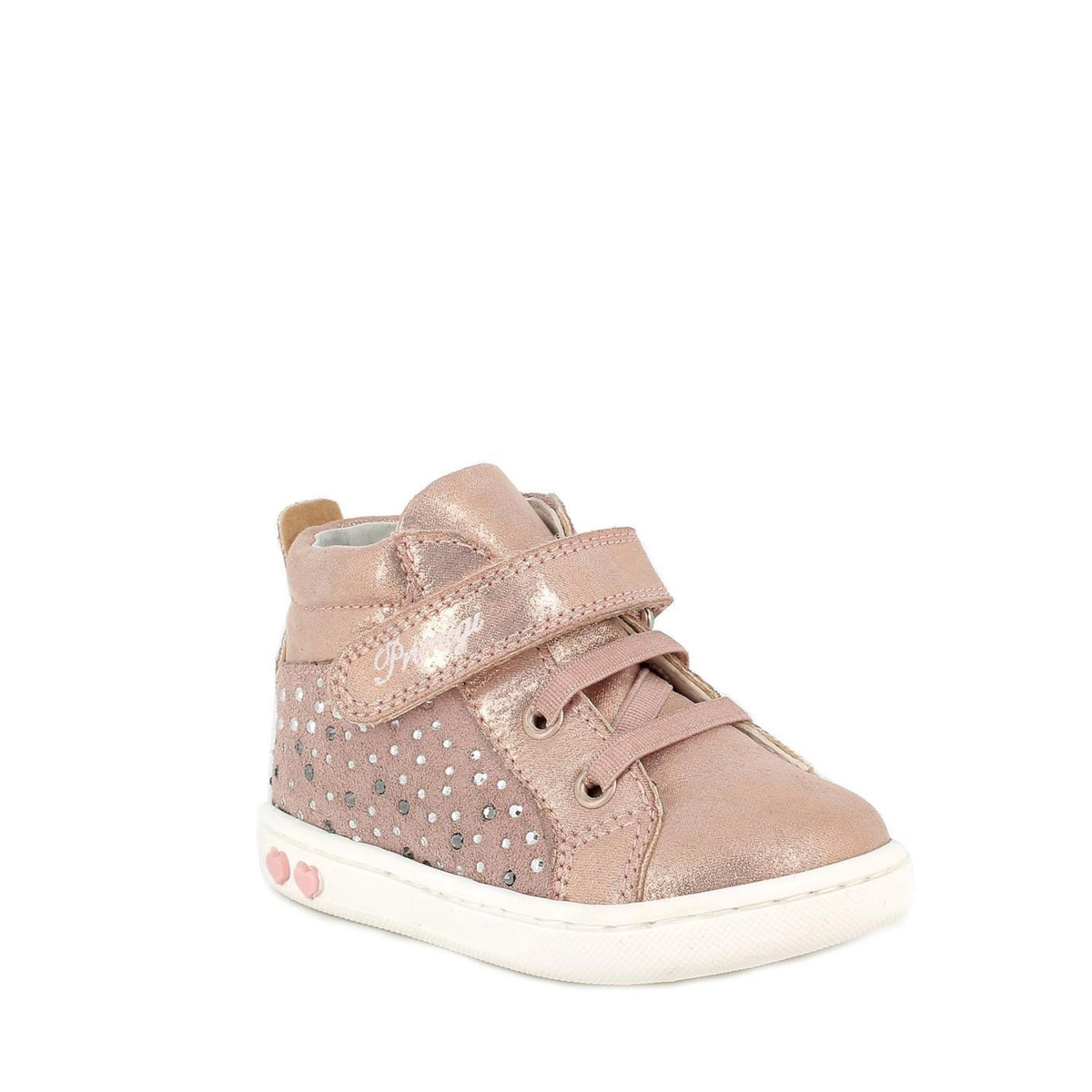 Sneakers in pelle da bambina