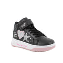 Sneakers da bambina nero-grigio scuro