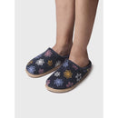 Ciabatta da donna realizzata in feltro - deli-cp