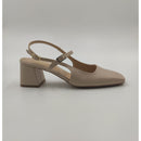 Sling back punta quadra e tacco