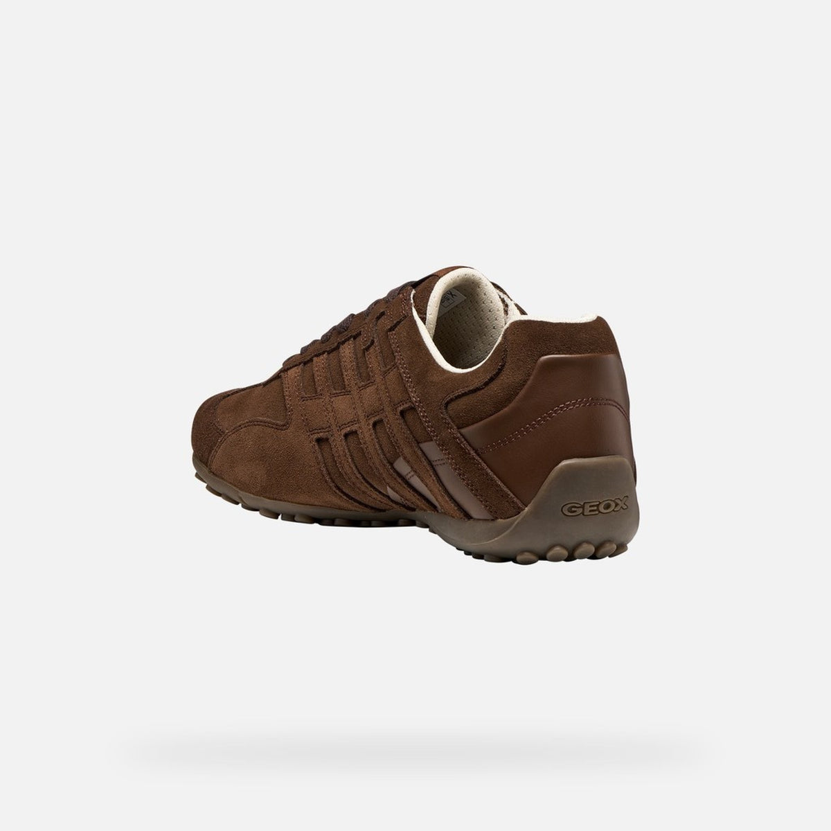 Sneakers snake geox in camoscio