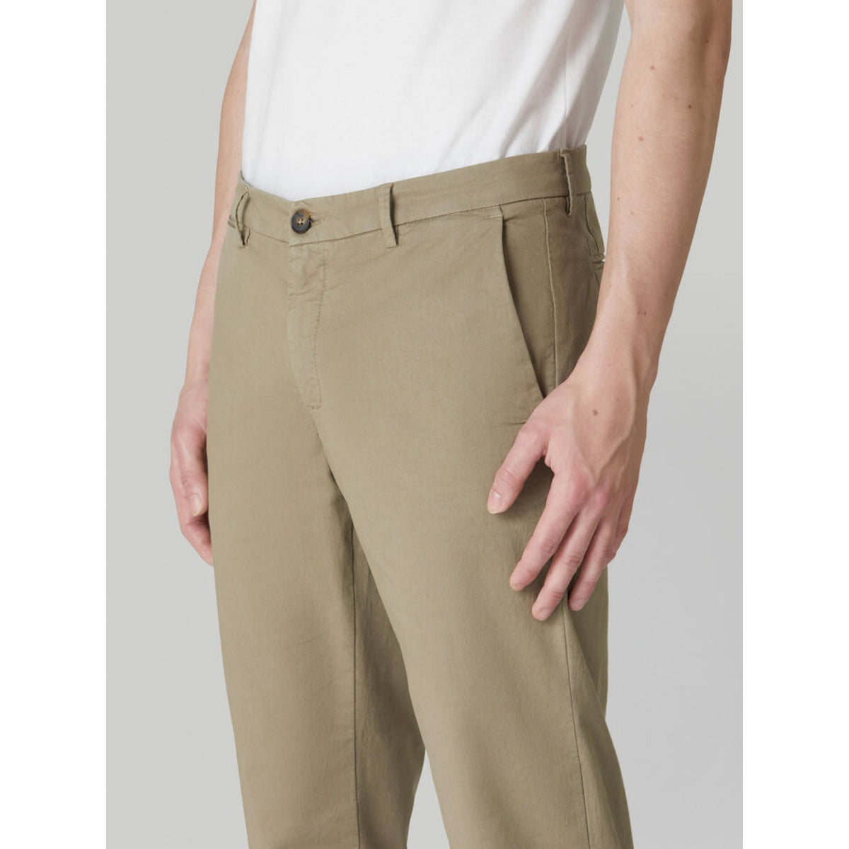 Trussardi trousers aviator fit gabardine