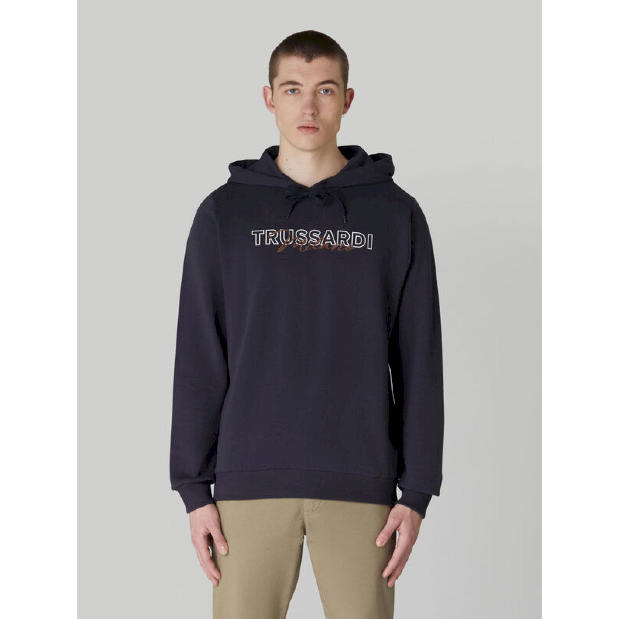 Trussardi sweatshirt hood logo