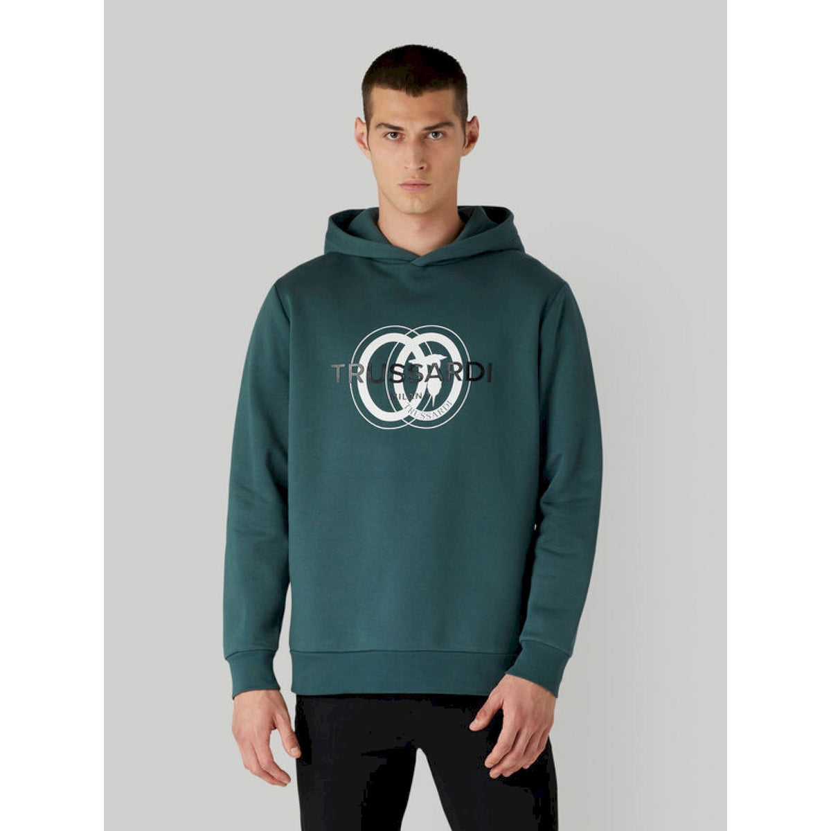 Trussardi felpa cappuccio