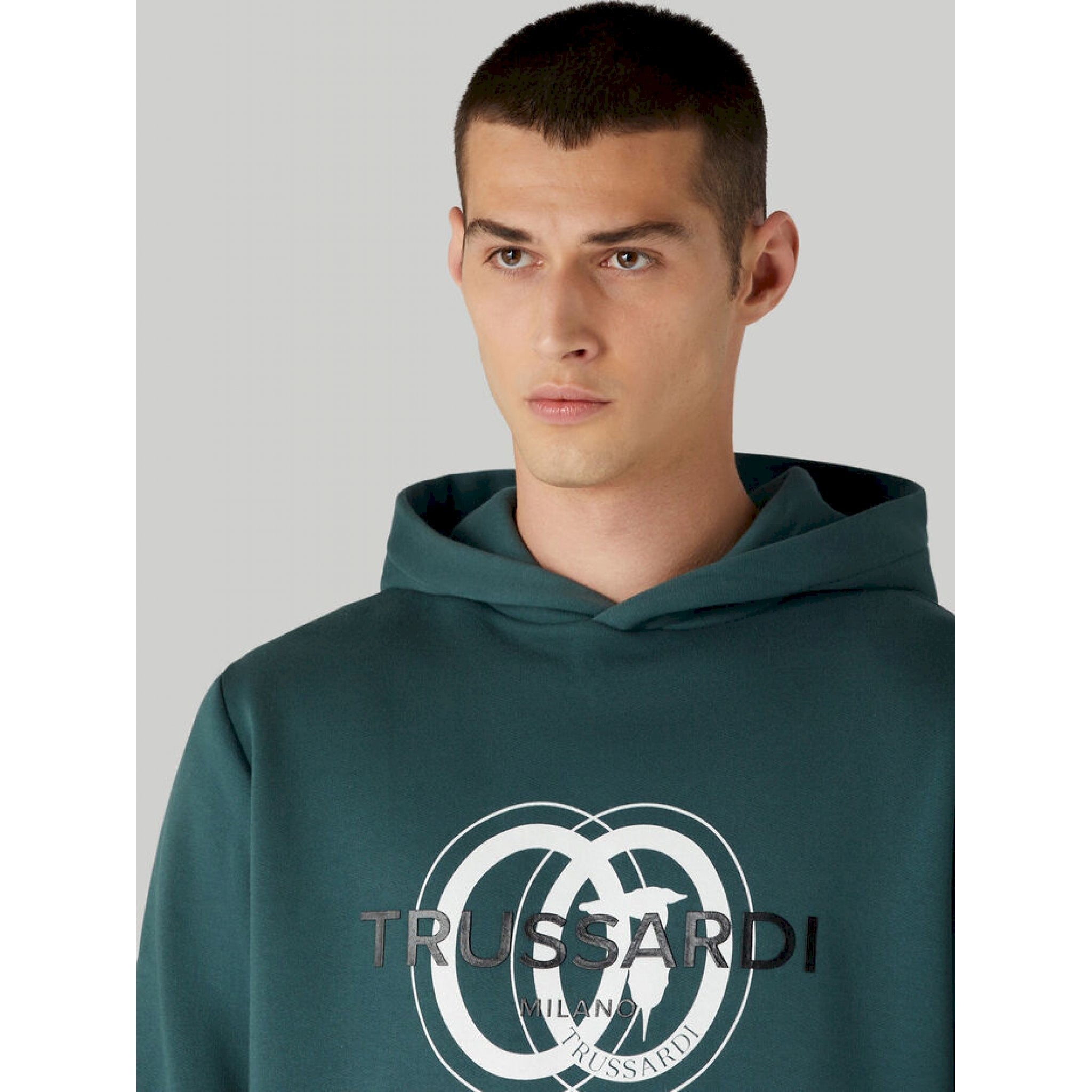 Trussardi felpa cappuccio