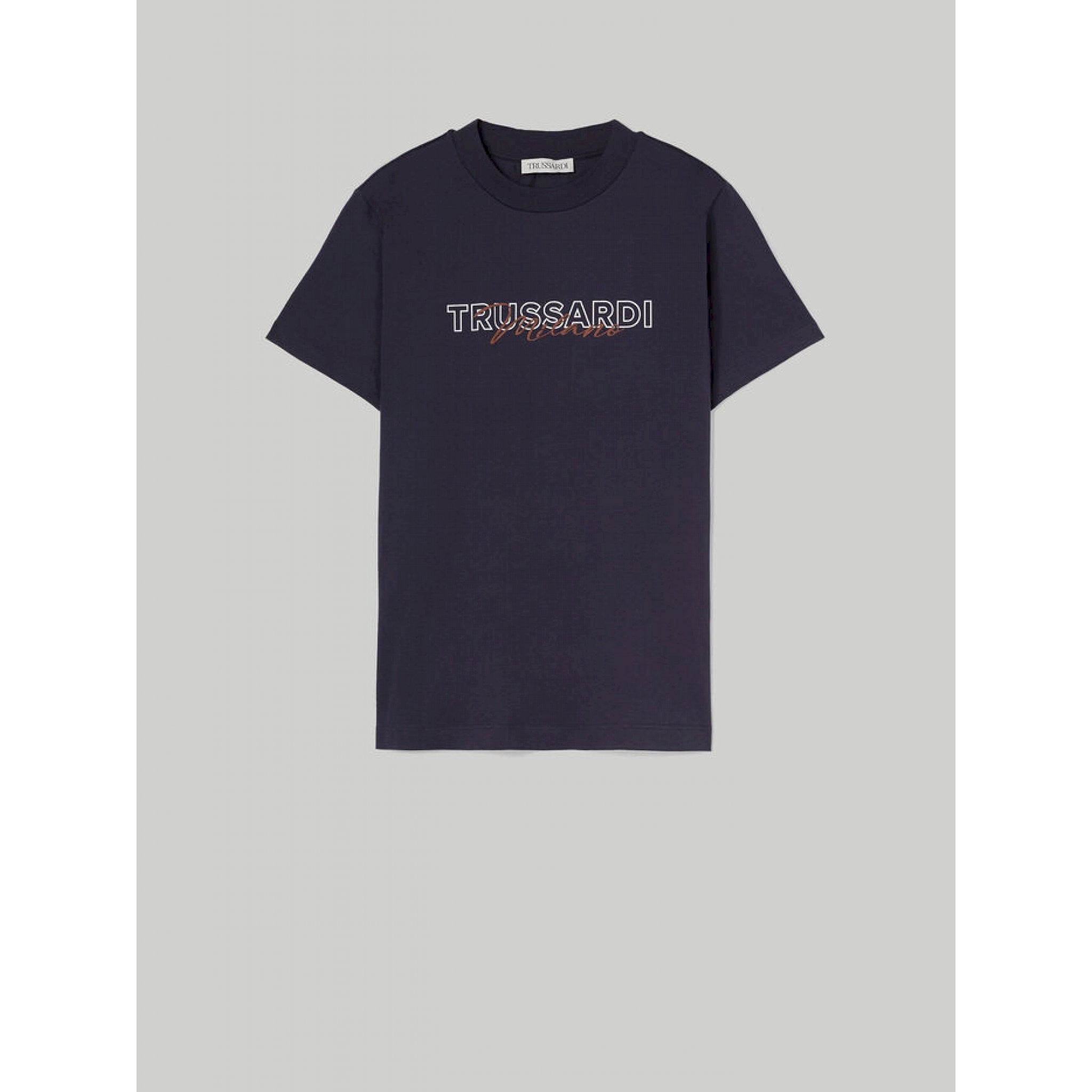Trussardi t-shirt logo stampa