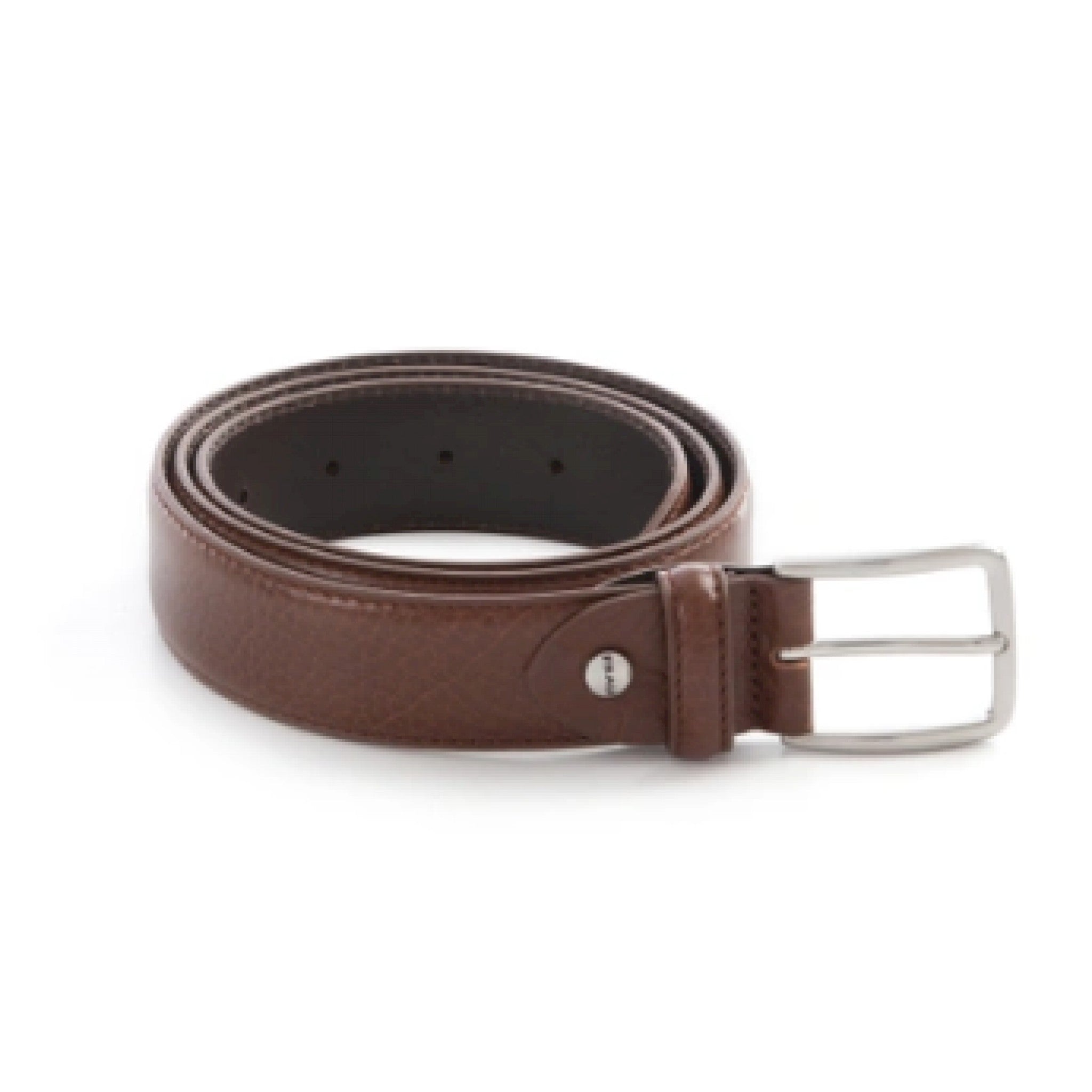 Cintura in pelle stampata