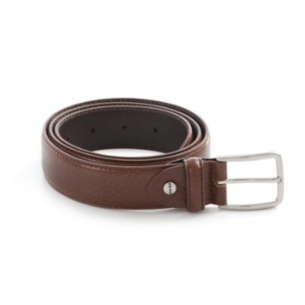 Cintura in pelle stampata