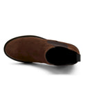 Frau beatles in pelle scamosciata con tacco comodo