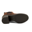 Frau beatles in pelle scamosciata con tacco comodo