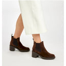 Frau beatles in pelle scamosciata con tacco comodo