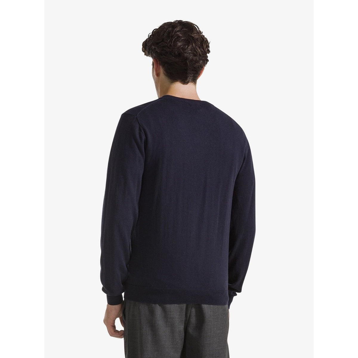 Sun 68 - sun 68 maglia in cotone e lana con scollo a v