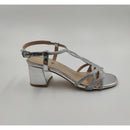 Sandali gioiello con tacco strass