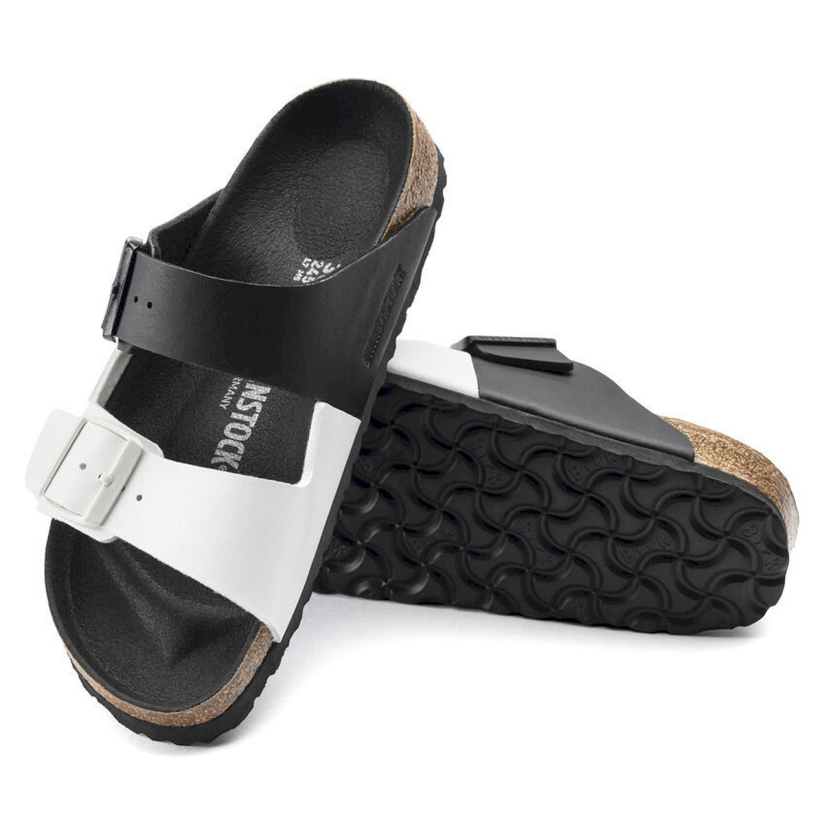 Arizona split black white birko flor calzata stretta